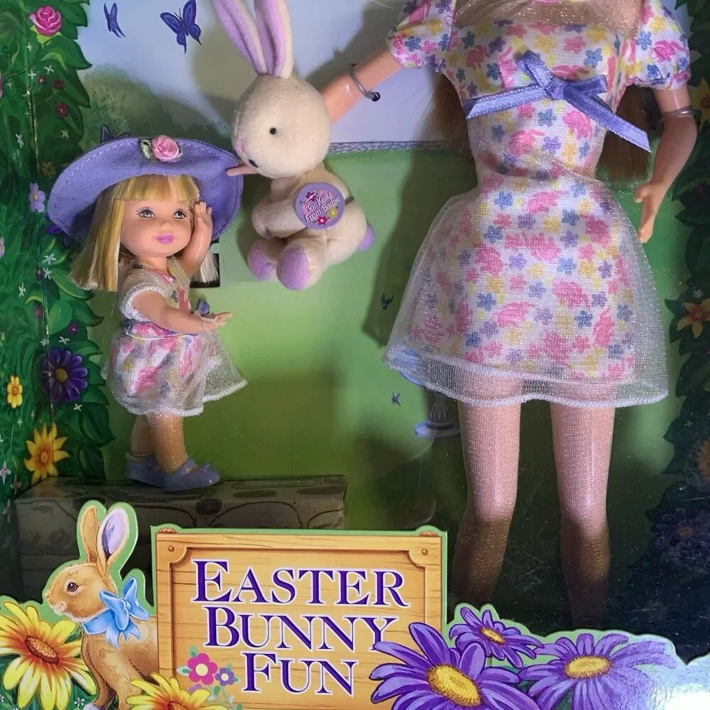 Vintage Barbie 1990’s Easter Bunny Fun Barbie & Kelly